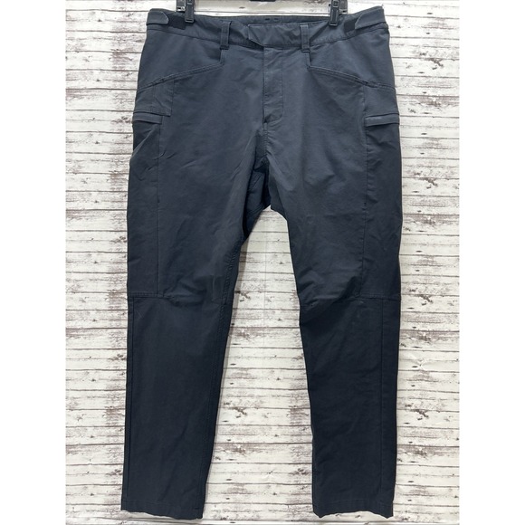 Ten Thousand Pants Mens 38x31 Black Tactical Utility Cargo Performance Stretch - Picture 1 of 14